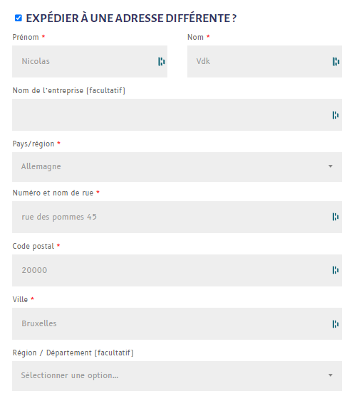 Woo Caisse Expédition